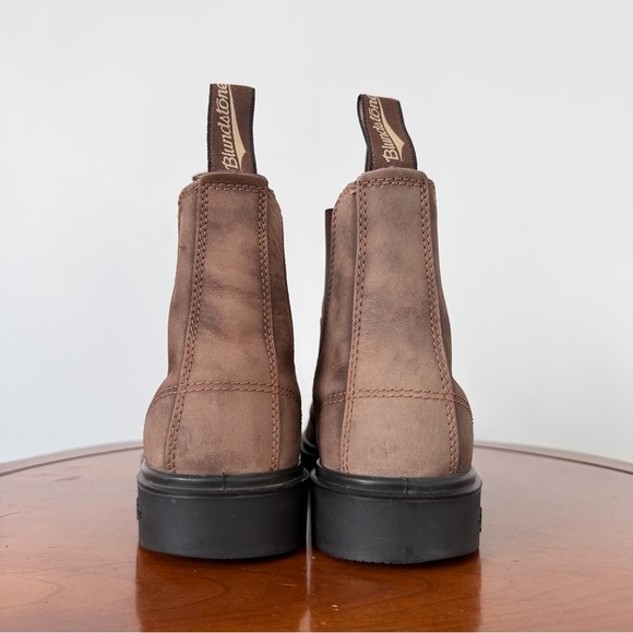 Blundstone 1306 Dress Rustic Brown Leather Chelsea Boots | AU 9.5 - Picture 2 of 8